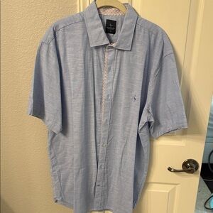 Tailorbyrd XL Light Blue Casual Button Down Shirt